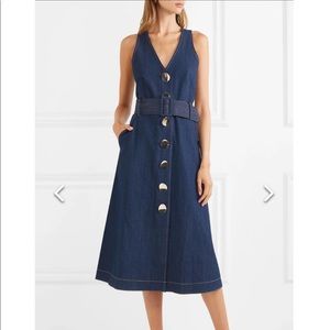 PAPER London Wallace Dress - Indigo Denim, US 0